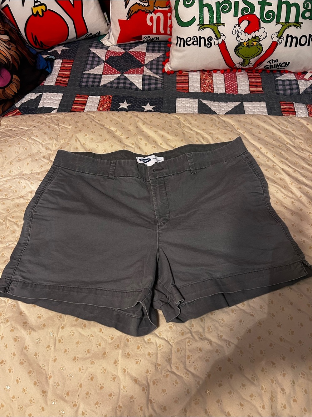 Old Navy Brand Women's Cotton Blend Gray Shorts